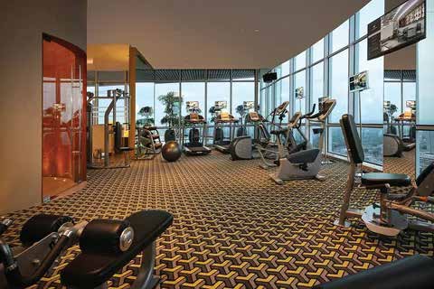 Illustrative image of a gym with exercise equipment